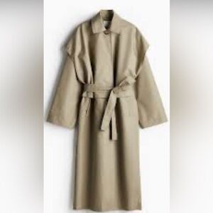 H&M Khaki Women's Trench Coat
